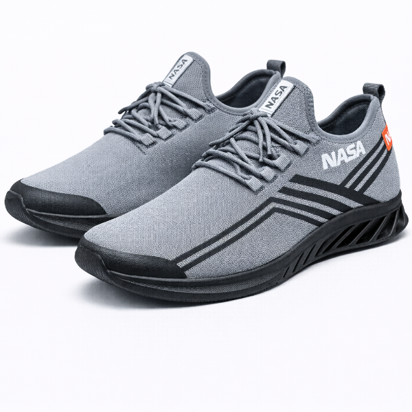 صورة (حذاء  رصاصي 2 خط اسود (ناسا