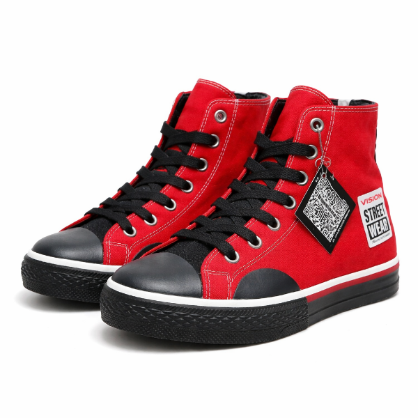 صورة حذاء رجالي  احمر * اسود (فيجن)