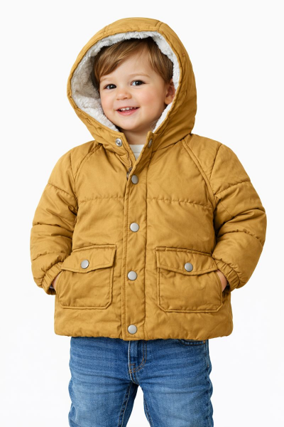 صورة جاكت اولادي كاجوال  اصفر موستارد (Koton)