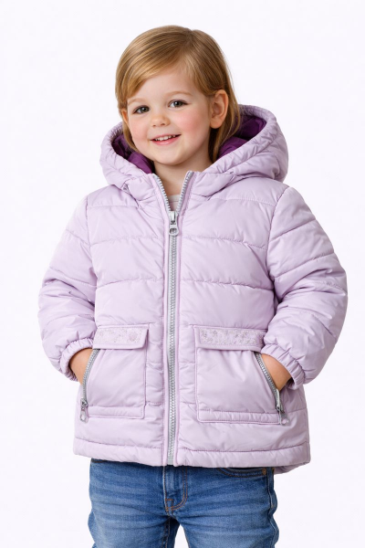 صورة جاكت اطفالي كاجوال موف فاتح ناعم (Koton)