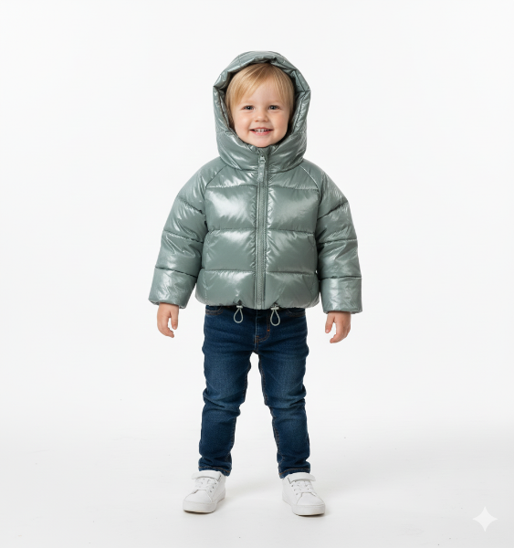 صورة جاكت اولادي كاجوال   رمادي فاتح (Koton)