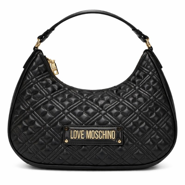 صورة حقيبة سوداء إيطالية للنساء (LOVE MOSCHINO)