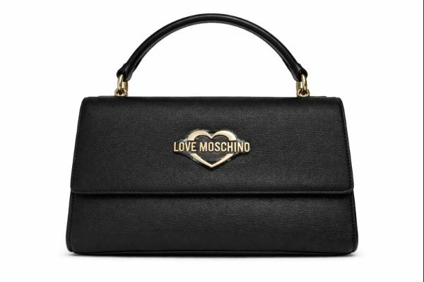 صورة حقيبة إيطالية سوداء للنساء (LOVE MOSCHINO)