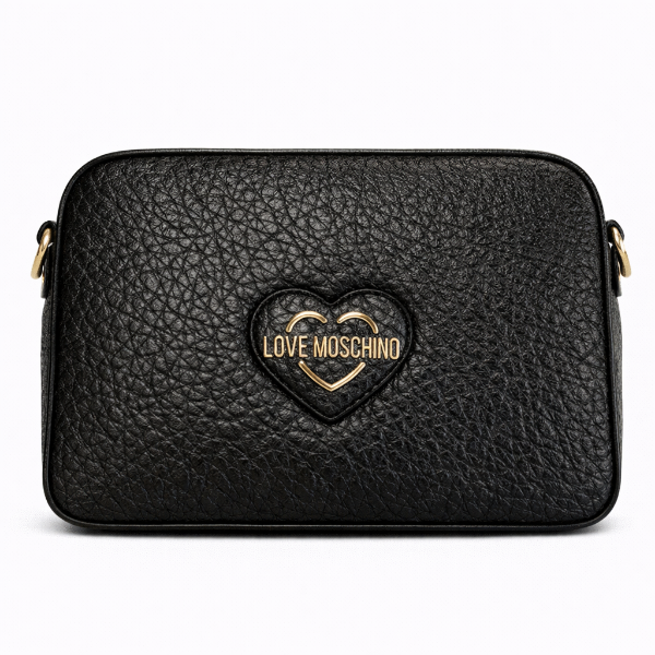صورة حقيبة إيطالية سوداء للنساء (LOVE MOSCHINO)