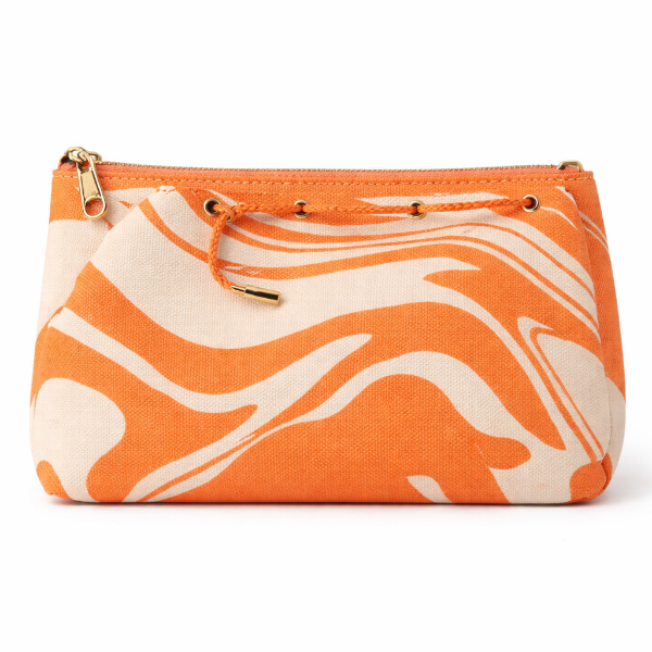 صورة شنطه يد نسائي ALEX MAX لون برتقالي*ابيض