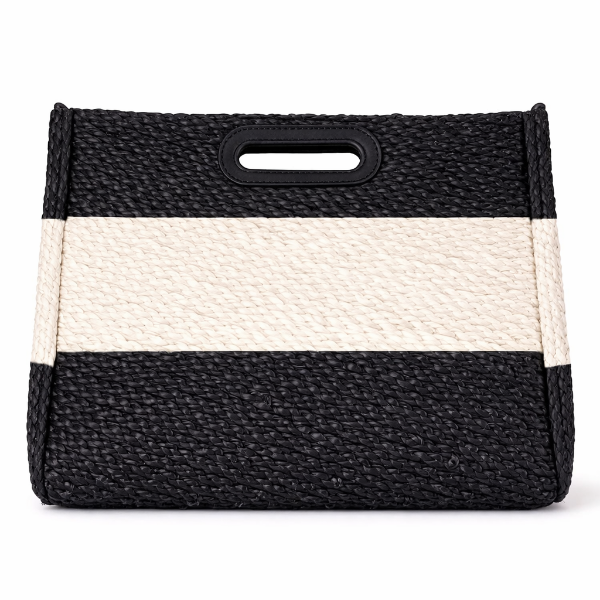 صورة شنطه يد نسائي ALEX MAX لون اسود*ابيض