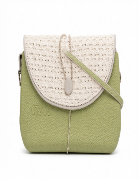 صورة حقيبة إيطالية اخضر فاتح للنساء(JUSTO)