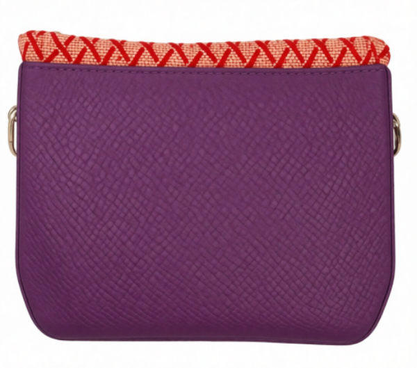 صورة شنطه يد نسائي JUSTO اللون بنفسجي