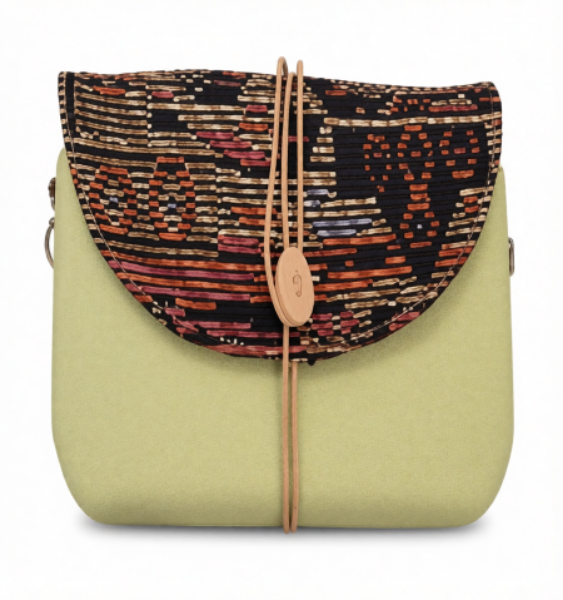 صورة شنطه يد نسائي JUSTO اللون اخضر* ملون