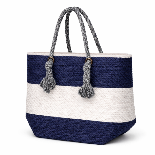 صورة شنطه يد نسائي ALEX MAX لون ازرق*ابيض