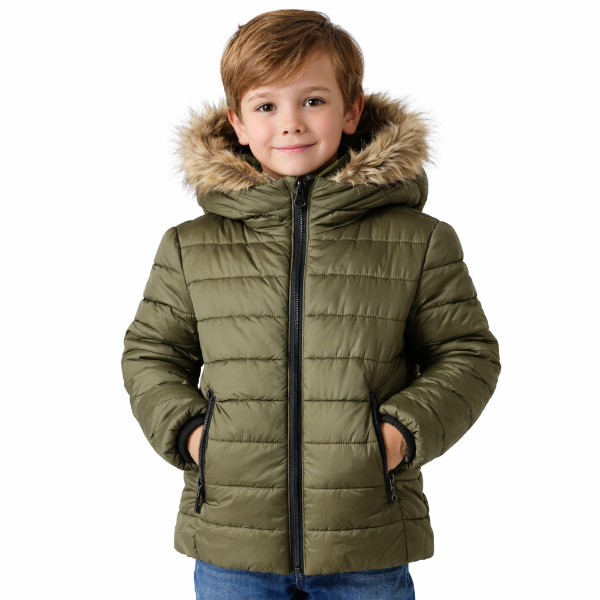 صورة جاكت اولادي كاجوال  زيتي (Koton)